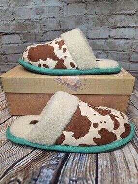 Very G Slip On Sandals Size 8 Style Alala Lightweight NEW Western Slippers Cow